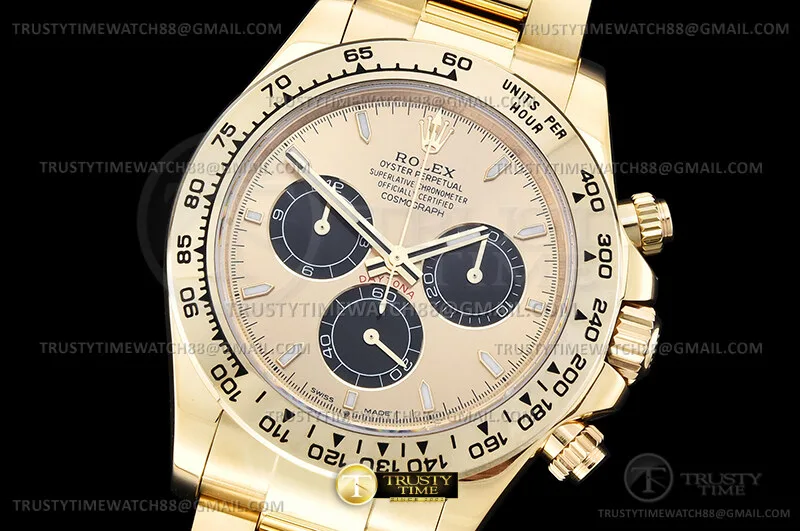 ROLDYT0773E - Daytona 126508 904 YG/YG Gold/Black/Stk UFO UF4131