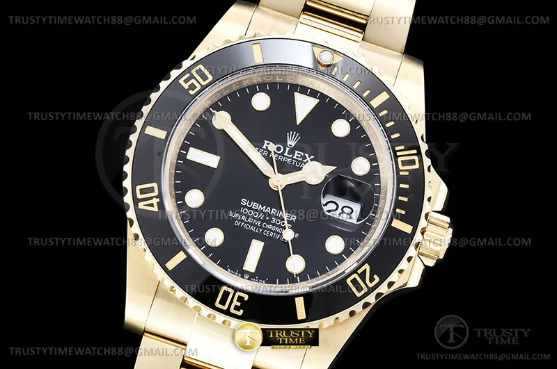 ROLSUB0522E - Sub 126618LN 904 41mm YG/YG Blk QF JH3235-FS