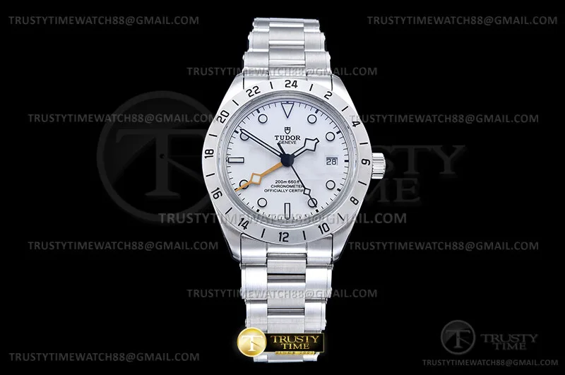 TUD131A - Black Bay Pro GMT SS/SS White TWF Asia 2836