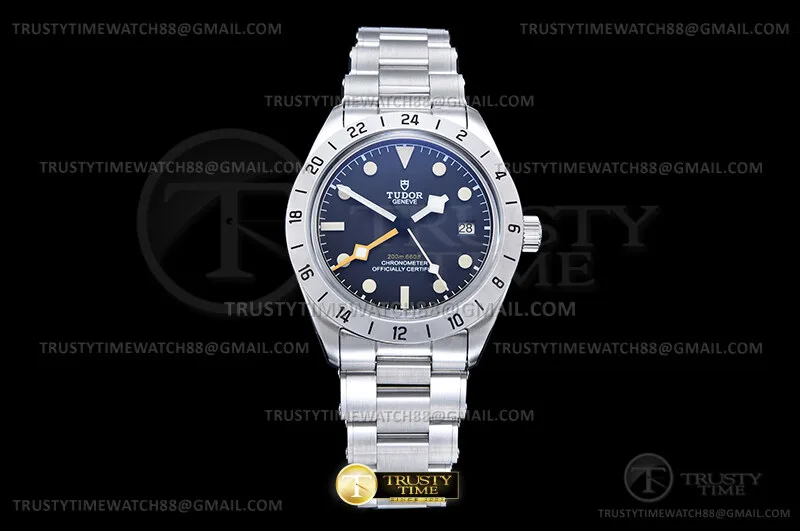 TUD131B - Black Bay Pro GMT SS/SS Black TWF Asia 2836