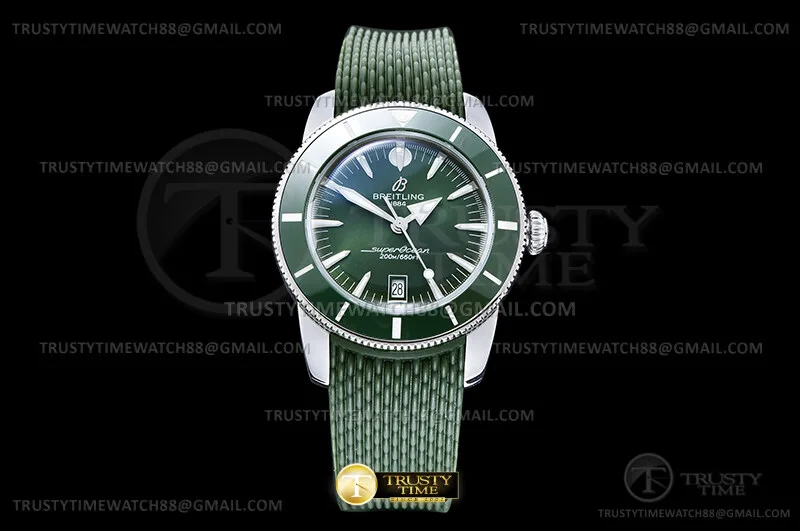 BSW0553E - Superocean Heritage II 42mm SS/RU verde OXF A2824