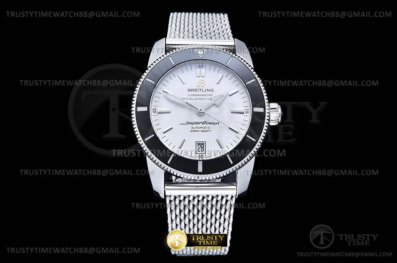 BSW0554D - Superocean Heritage II Black SS/SS Wht BLF Asia 2824