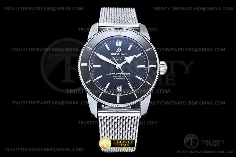 BSW0554F - Superocean Heritage II Blk SS/SS Nero BLF Asia 2824