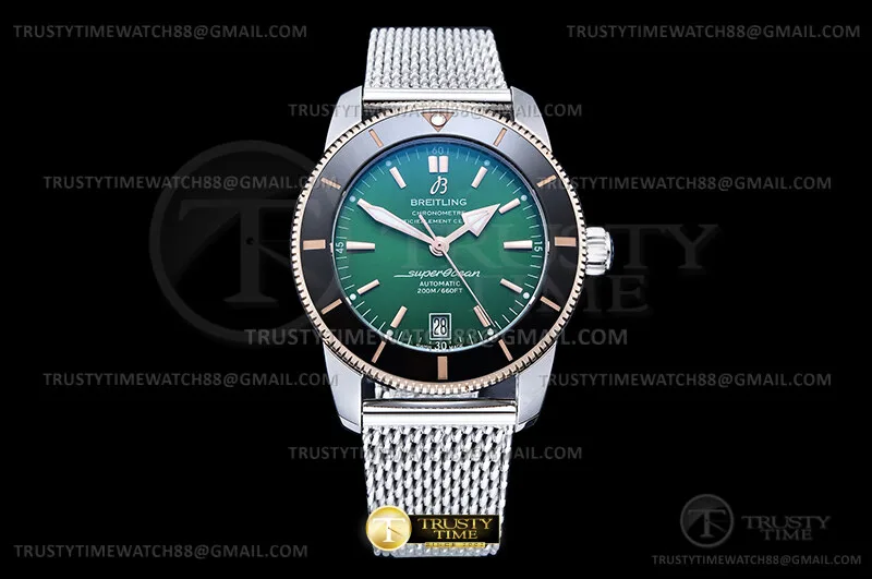 BSW0554H - Superocean Heritage II Blk RG/SS Verde BLF Asia 2824