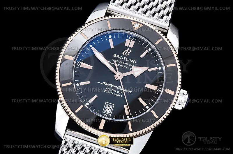 BSW0554I - Superocean Heritage II Blk RG/SS Black BLF Asia 2824