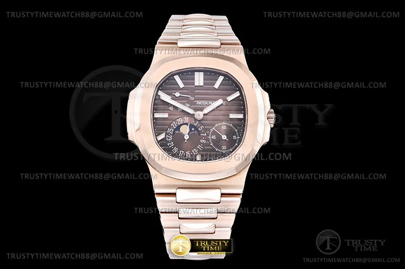 PP0550 - Nautilus Moon Phase 5712 Wt RG/RG Brwn UMI A240