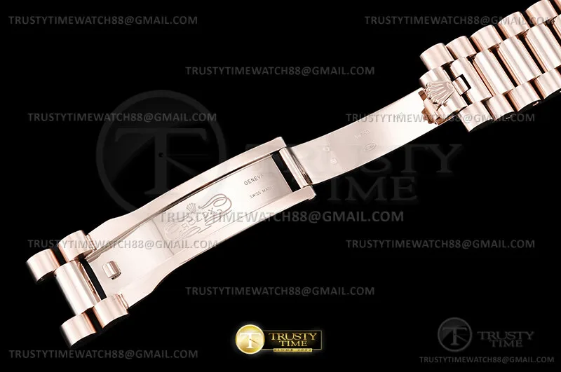 RDD0402M - DayDate 40mm Flt Wt RG/RG M.Brwn/Stk EWE V2 A3255