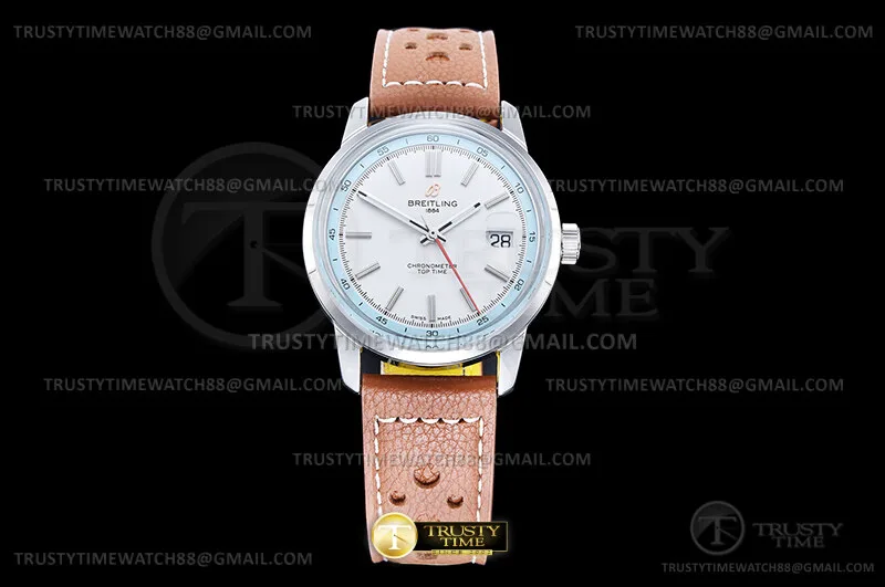BSW0555D - Top Time B31 SS/LE Wht/Stk Red BLF A2824