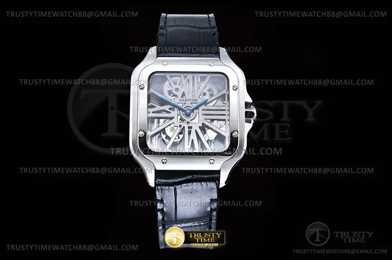 CAR0641A - Santos Cartier Scheletrato 40mm SS/LE Ske RICH V2 9611MC