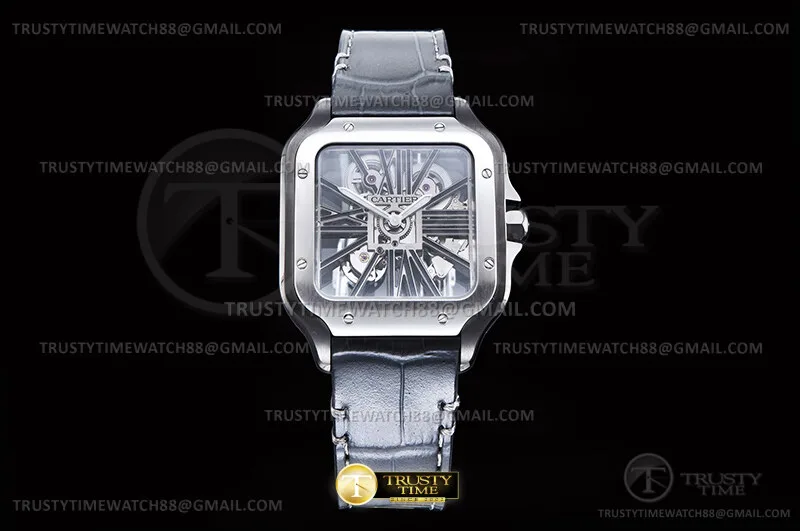 CAR0641G - Santos Cartier Skele 40mm PVD/LE Ske RICH V2 9611MC