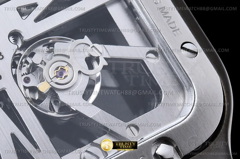 CAR0641G - Santos Cartier Skele 40mm PVD/LE Ske RICH V2 9611MC