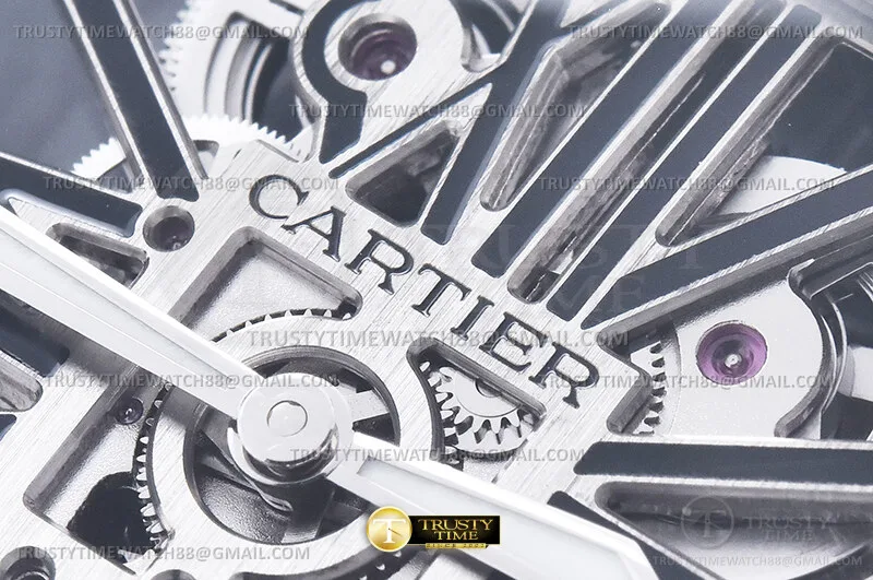 CAR0641G - Santos Cartier Skele 40mm PVD/LE Ske RICH V2 9611MC