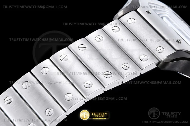 CAR0642D - Santos Cartier Skele 40mm PVD/SS Ske RICH V2 9611MC