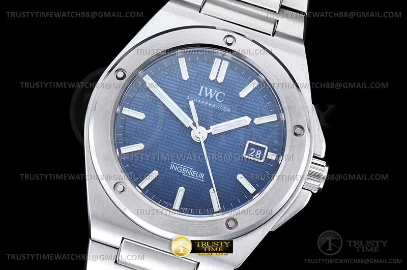 IWC0578B - Ingenieur IW323904 SS/SS Blue MZF A2892 Mod
