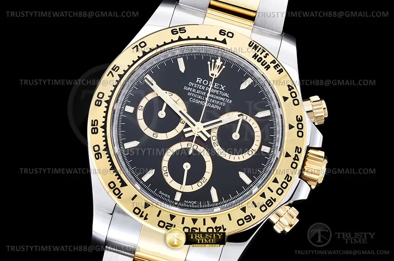 ROLDYT0797C - Daytona 126503 Wt YG/SS Black/Stk RWF JH4131-FS