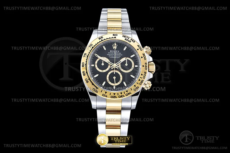 ROLDYT0797C - Daytona 126503 Wt YG/SS Black/Stk RWF JH4131-FS