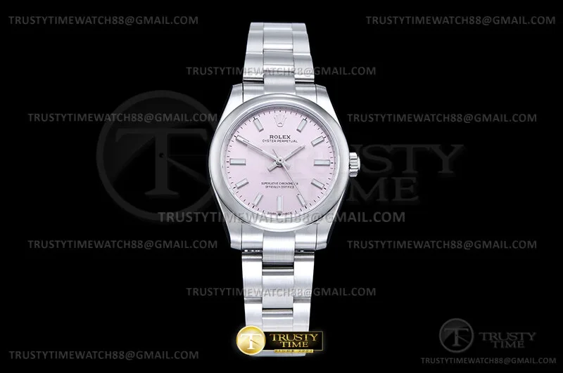 ROYP056B - Oyster Pert. 31mm 277200 SS/SS Pink DIWF A2813 Mod