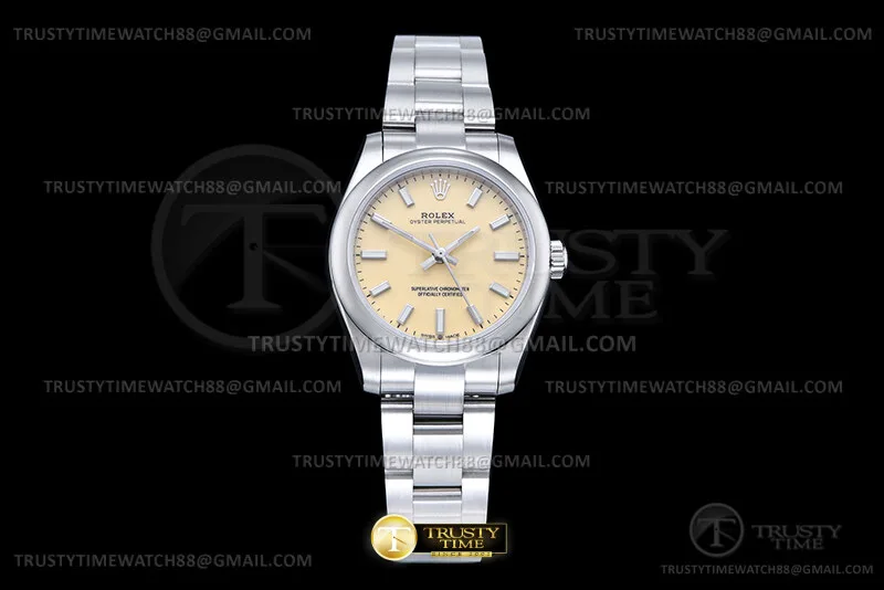 ROYP056L - Oyster Pert. 31mm 277200 SS/SS Yllw DIWF A2813 Mod