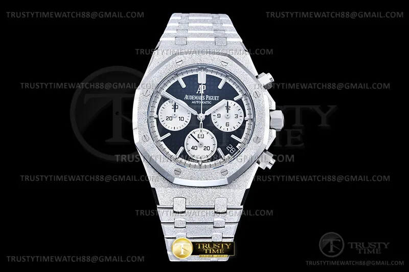 AP0972A-Royal Oak Chrono 26240 Frst Wt SS/SS Blk/Stk DDF DD4401