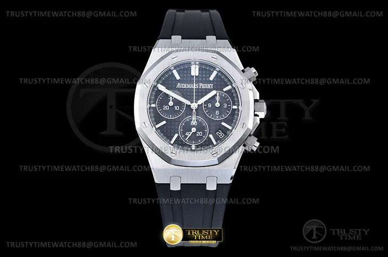 AP0973C - Royal Oak Chrono 26240 SS/RU Blk/Stk DDF DD4401