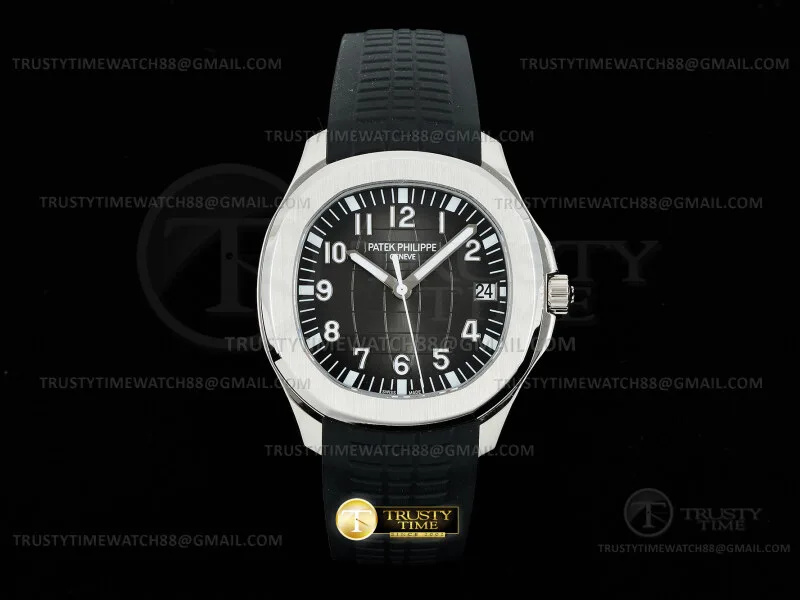 PP0554 - Aquanaut 5167 Blk SS/RU Blk/Num PMS Custom Free Sprung