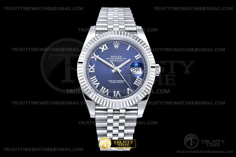 R2DJ0527H - DJ2 41mm Jub Flt 904L SS/SS Blue/Rmn WKD JH3235-FS