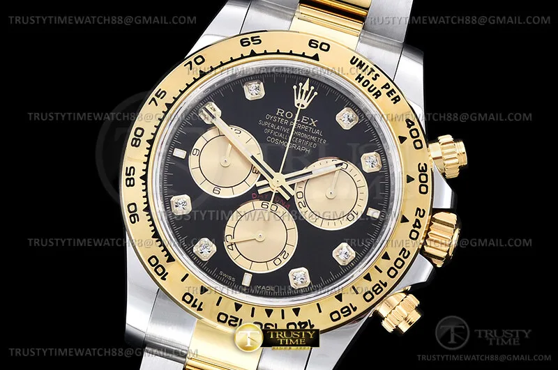 ROLDYT0820D - Daytona 126503 904 YG/SS Blk/Gold/Dia UFO UF4131