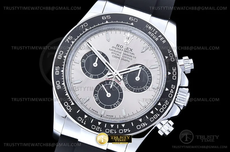ROLDYT0821A-Daytona 126519 Wt SS/RU Gry/Blk/Stk QF V18 JH4131-FS