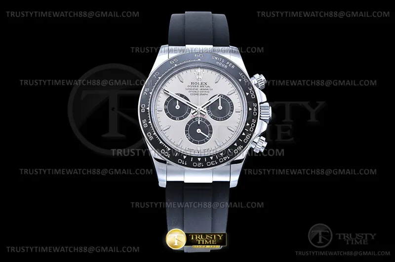 ROLDYT0821A-Daytona 126519 Wt SS/RU Gry/Blk/Stk QF V18 JH4131-FS