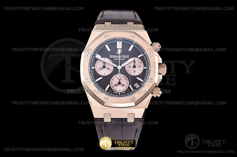 AP0974C - Royal Oak Chrono 26240 Wt RG/LE Brwn/Stk DDF DD4401