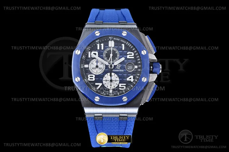 AP0977B - AP ROO Chrono 26405 Cer CER/RU Smk azul JF A3126 Mod