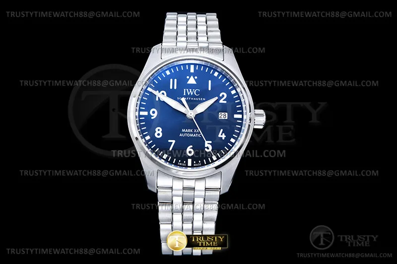 IWC0579B - Pilot Watch IW328208 Mark XX SS/SS Blue MZF A2892 Mod