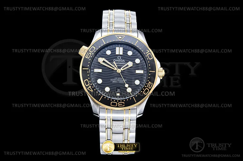 OMG0939B - Seamaster 300m 2018 YG/SS noir ORF OR8800-FS