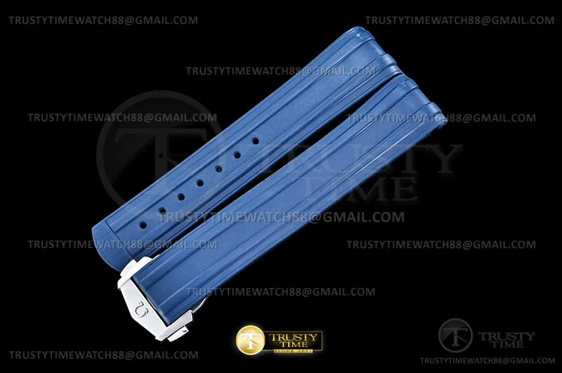 OMGACC022B - 2018 Seamaster Diver 300M Blue Rubber Strap ORF 1:1
