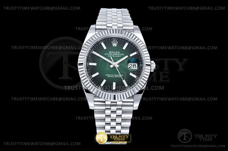 R2DJ0534 - DJ2 41mm Jub Flt SS/SS Om.Green Clean Plus DD3235