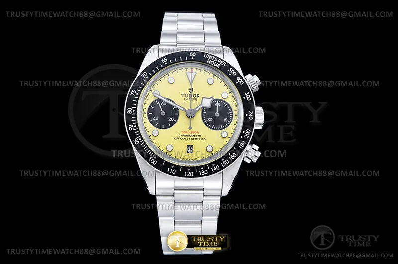 TUD135A - Black Bay Chrono Oys M79310N SS/SS Gelb WMF DD7750