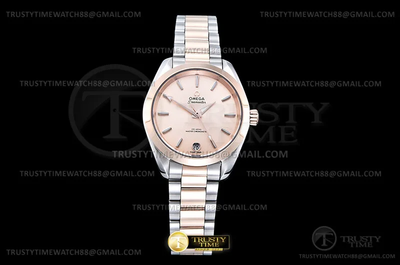 OMG0946B - Aqua Terra 150M 34mm Ladies RG/SS RG/Stk VS+ A8800