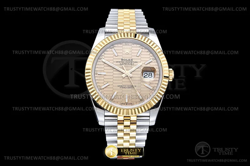R2DJ0535 - DJ2 41mm Jub Flt Wt YG/SS Gold.M/Stk VSF V2 VS3235